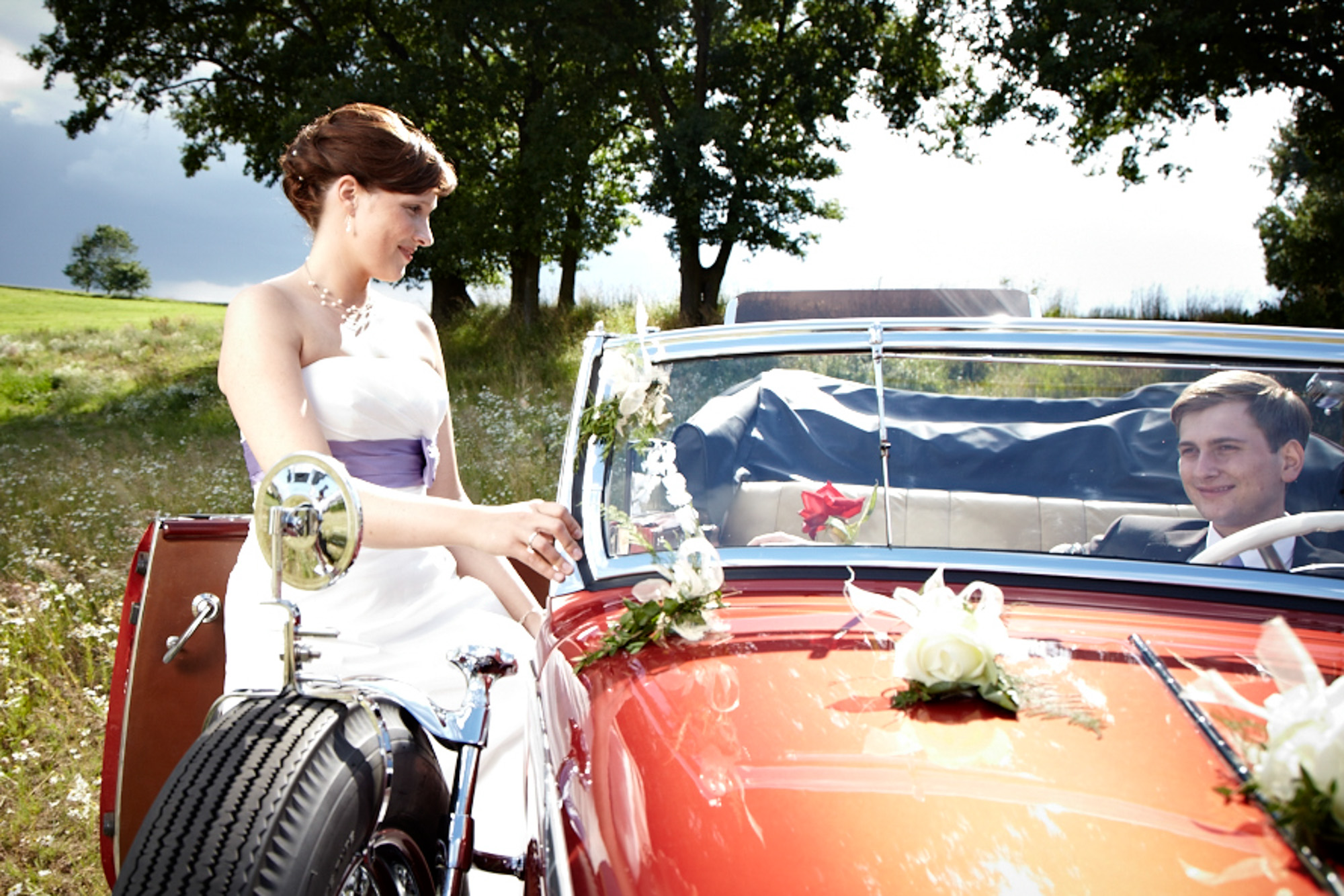 Hochzeitsauto mieten | Mercedes Benz 230W 143
